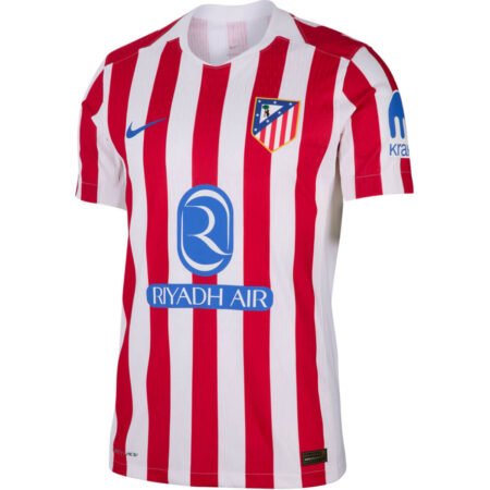 Camisa Atlético de Madrid Branca/Vermelha 2025/26 Home Jogador