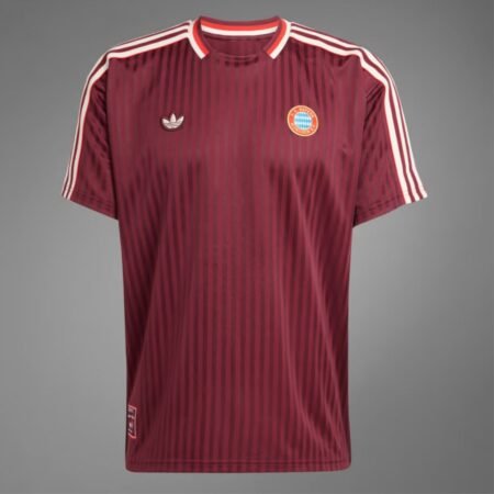 Camisa Bayern de Munique Terrace Icons Vinho Masculina