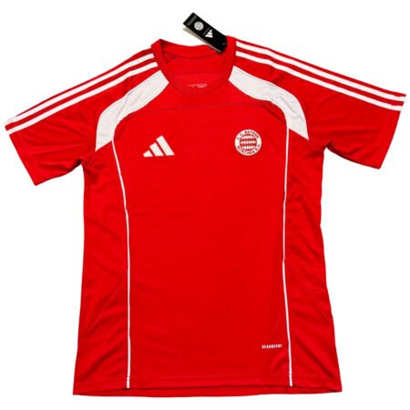Camisa Bayern de Munique Treino Vermelha 2025/26 Home Masculina