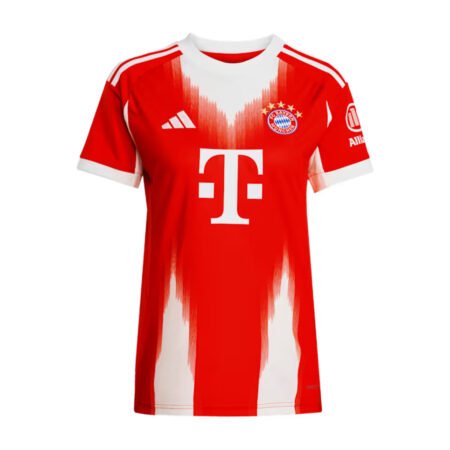 Camisa Bayern de Munique Vermelha 2025/26 Home Feminina