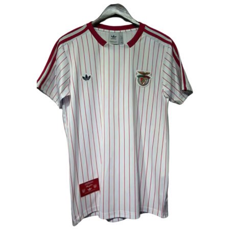 Camisa Benfica Branca Terrace Icons Adidas 2025 Masculina