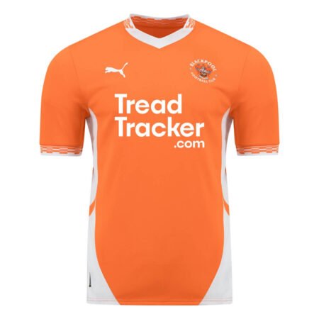 Camisa Blackpool FC Laranja 2025/26 Home Masculina