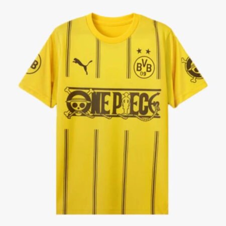 Camisa Borussia Dortmund Once Piece Amarela 2025 Masculina