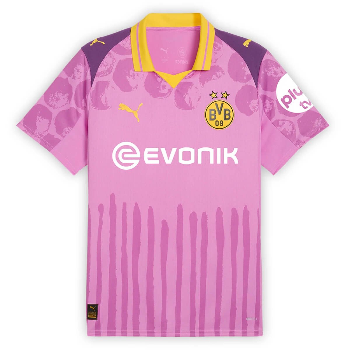 camisa-borussia-dortmund-rosa-kidsuper-2025-26-masculina Camisa Borussia Dortmund Rosa KidSuper Mundial 2025/26 Masculina