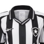 camisa-botafogo-listrada-preta-branco-2025-26-titular-feminina