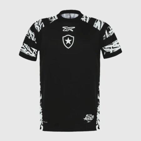 Camisa Botafogo Preta Trieno 2025/26 Masculina