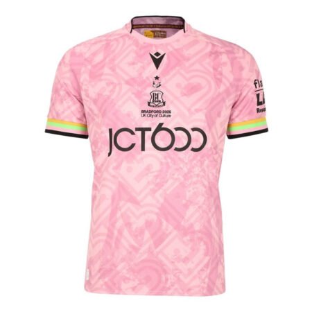 Camisa Bradford City Rosa 2025/26 Third Masculina