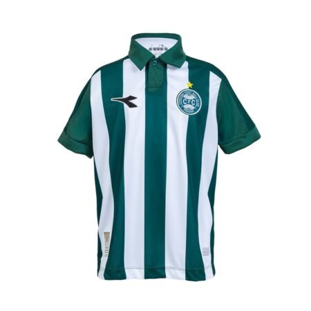 Camisa Coritiba Listrada Verde 2025/26 40 Anos Masculina