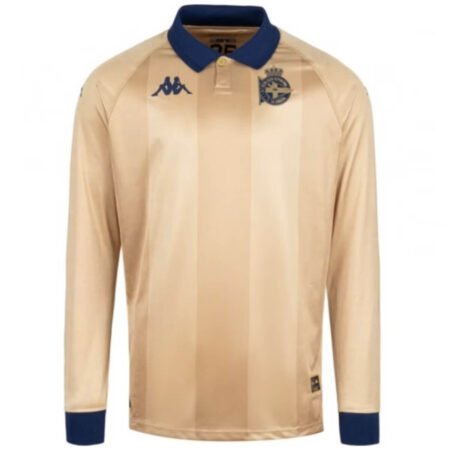 Camisa Deportivo La Coruña Dourada 2024/25 Aniversário Manga Longa