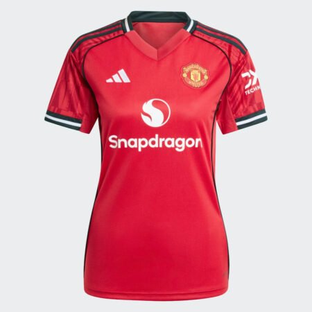 Camisa Manchester United Vermelha 2025/26 Home Feminina