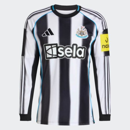 Camisa Newcastle United Listrada 2025/26 Home Manga Longa