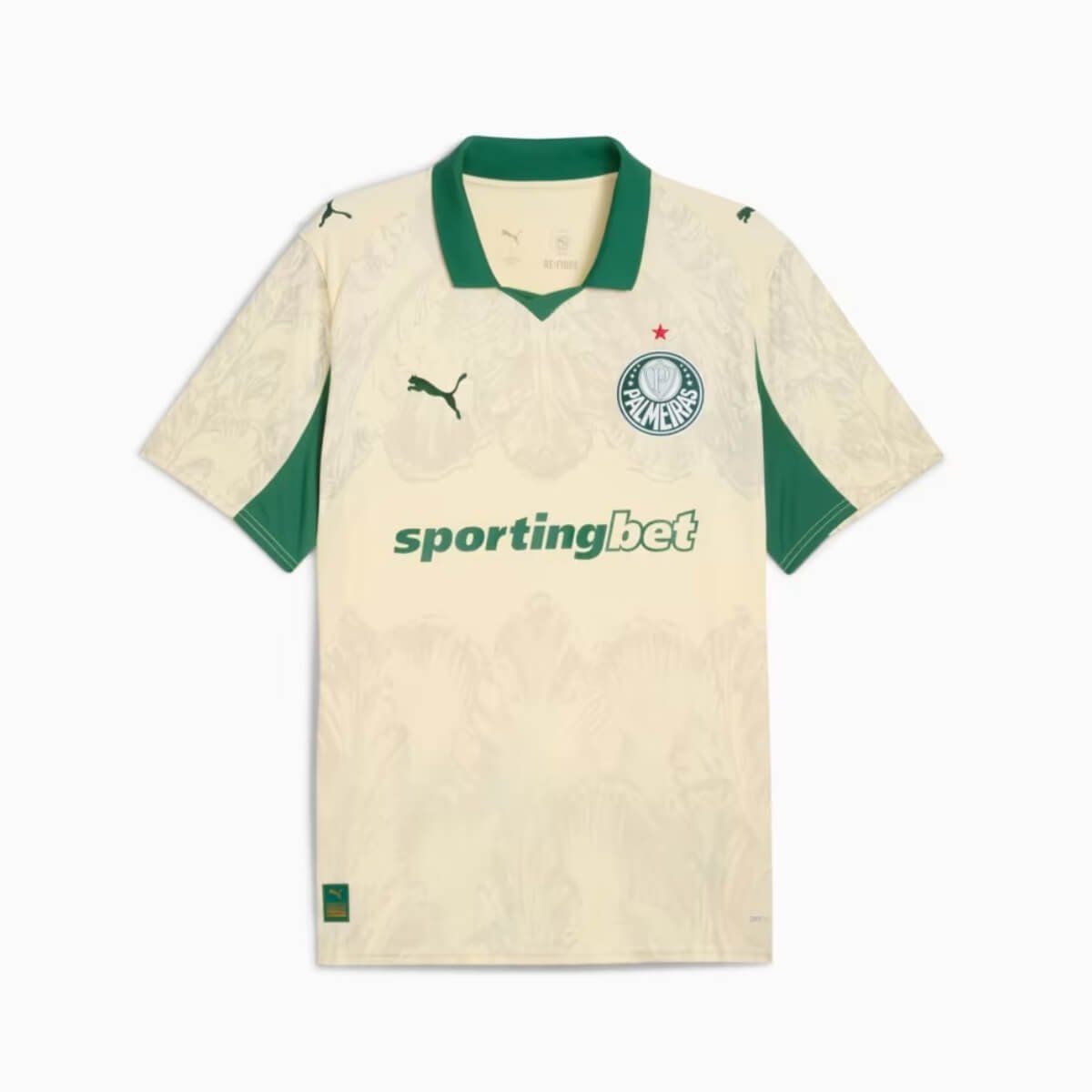 camisa-palmeiras-bege-kidsuper-mundial-2025-masculina Camisa Palmeiras Bege KidSuper Mundial 2025/26 Masculina