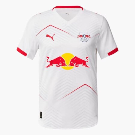 Camisa RB Salzburg Branca 2025/26 Home Masculina