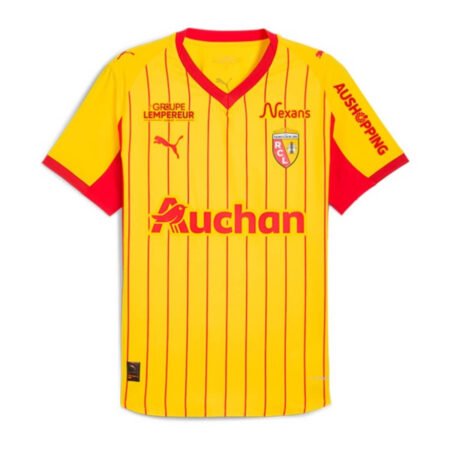 Camisa RC Lens Amarela 2025/26 Home Masculina