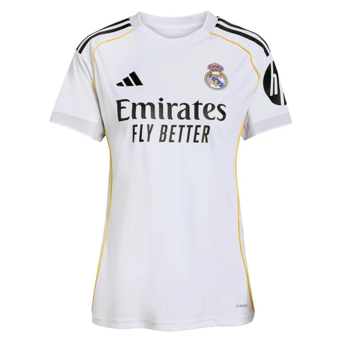 camisa-real-madrid-branca-2025-26-home-feminina Camisa Real Madrid Branca 2025/26 Titular Feminina