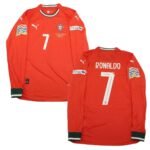 camisa-ronaldo-portugal-vermelha-final-nations-league-manga-longa-2025