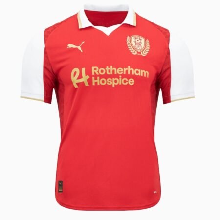 Camisa Rotherham United Vermelha 2025/26 Home Masculina