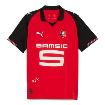 Camisa Stade Rennais Vermelha 2025/26 Home Masculina