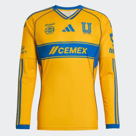 Camisa Tigres UNL Amarela 2025/26 Titular Manga Longa