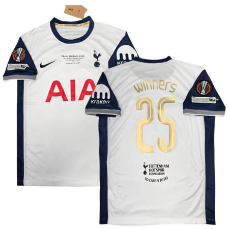 Camisa Tottenham Campeão Liga Europa 2025 Home Masculina