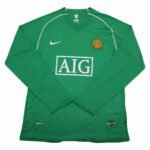 camisa-manchester-united-goleiro-verde-2007-08-mascnga-longa