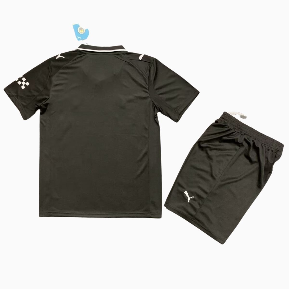 kit-infantil-manchester-city-all-black-2025-26-unissex- Kit Infantil Manchester City All Black 2025/26 Unissex