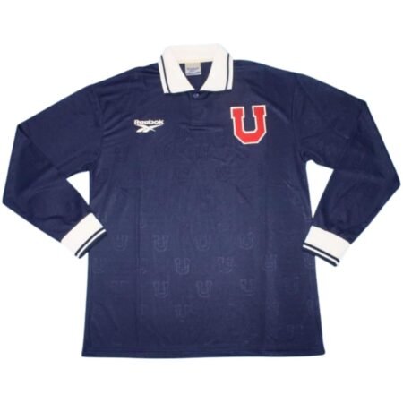 Camisa Universidade do Chile Azul 1998 Manga Longa
