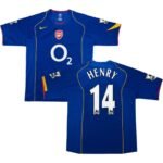camisa-arsenal-fc-azul-henry-14-2005-06-third-masculina