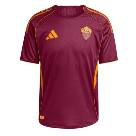 Camisa AS Roma Vermelha 2025/26 Home Jogador