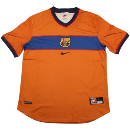 Camisa Barcelona Laranja 1998/2000 Third Masculina