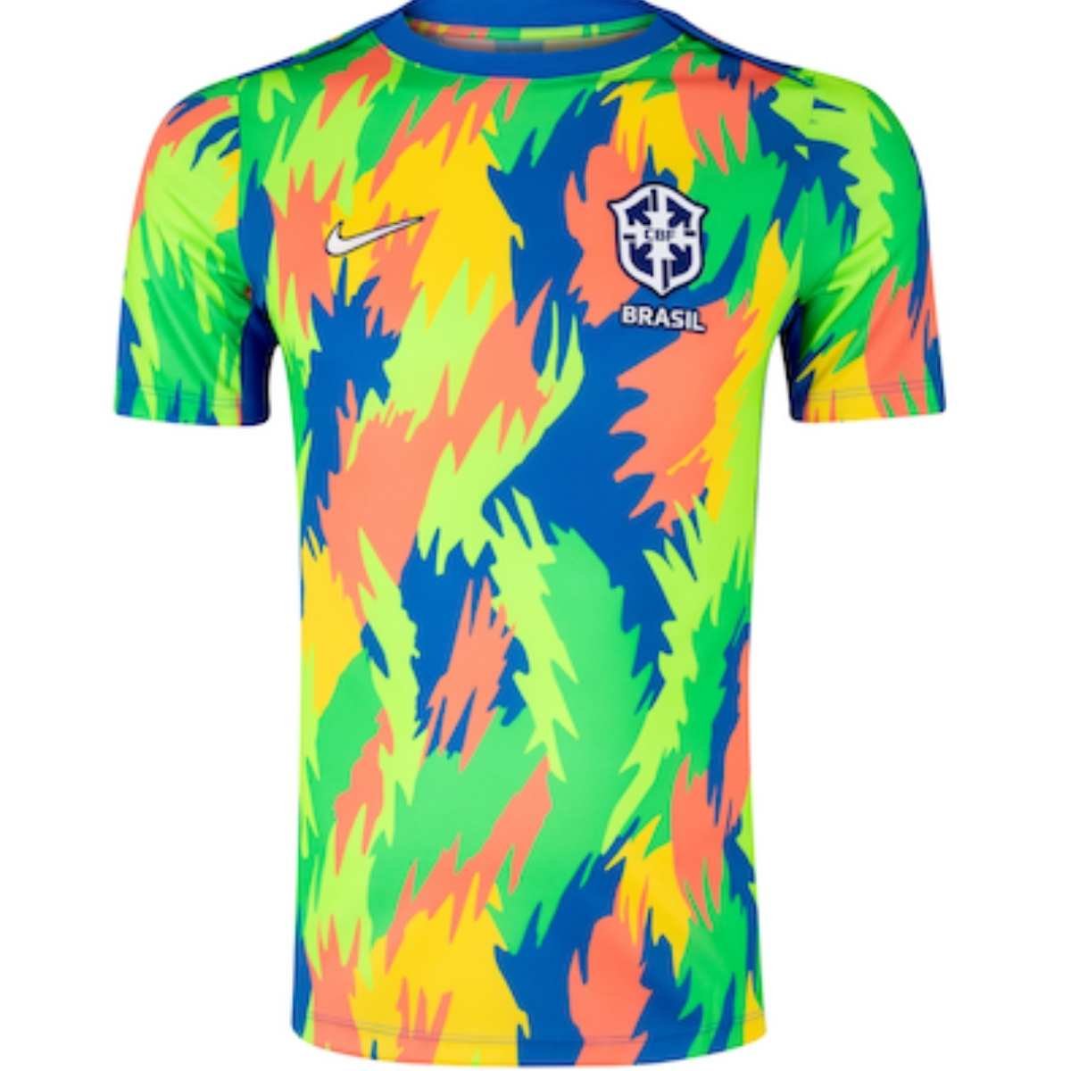 camisa-da-selecao-do-brasil-2025-26-academy-masculina Camisa Seleção do Brasil Verde 2025/26 Academy Masculina