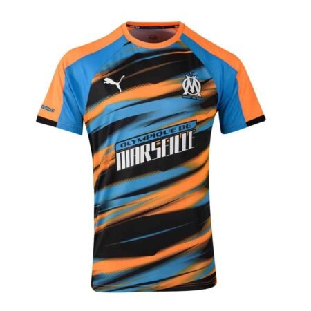 Camisa Olympique de Marseille Azul/Laranja 2025/26 Faster Masculina