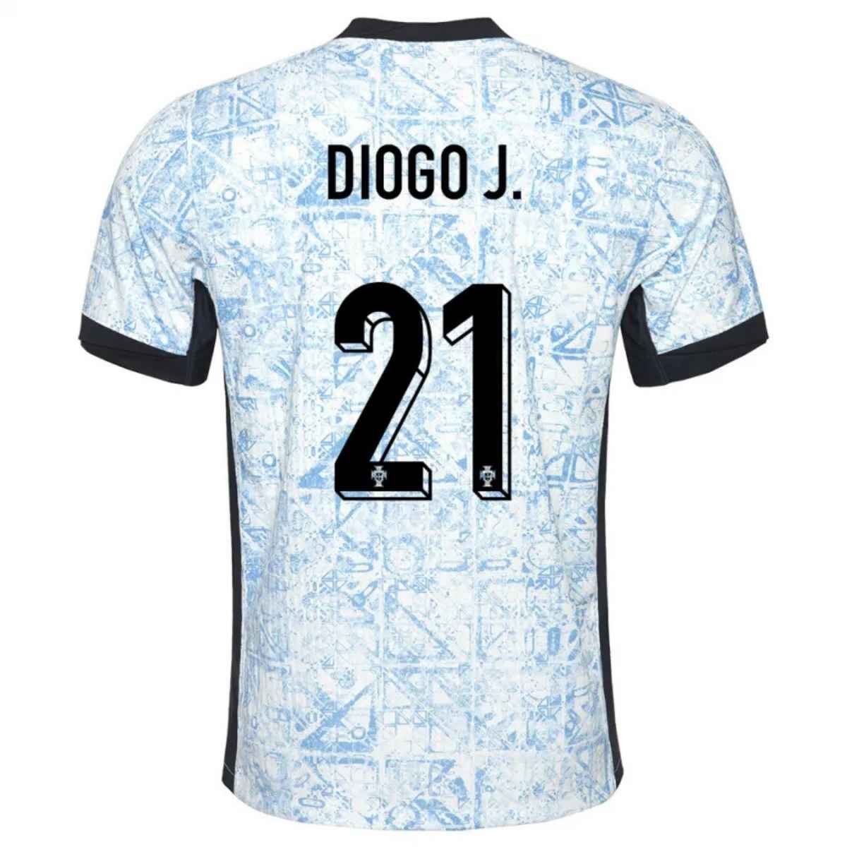 camisa-portugal-diogo-jota-azul-2024-25-away- Camisa Portugal Diogo Jota #21 Azul 2024/25 Away