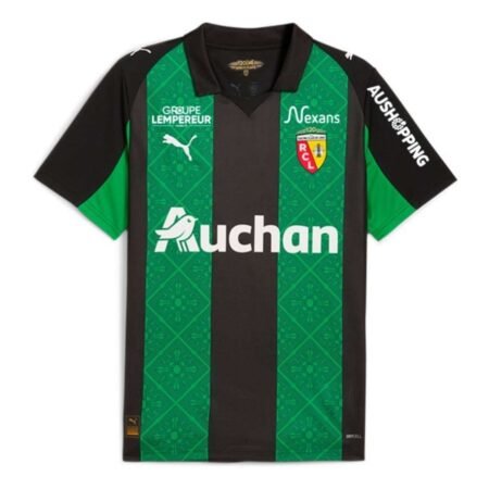 Camisa RC Lens Verde/Preta 2025/26 Away Masculina