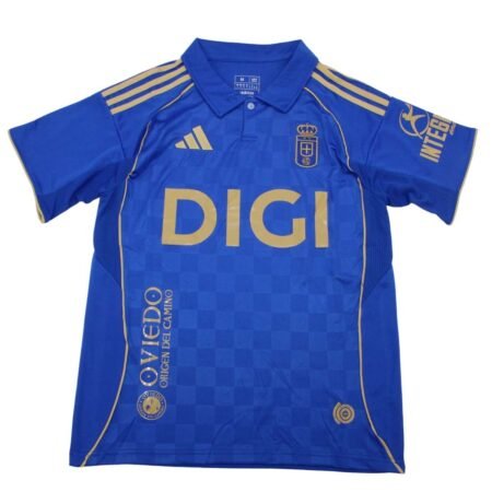 amisa Real Oviedo Azul 2025/26 Home Masculinaamisa Real Oviedo Azul 2025/26 Home Masculina