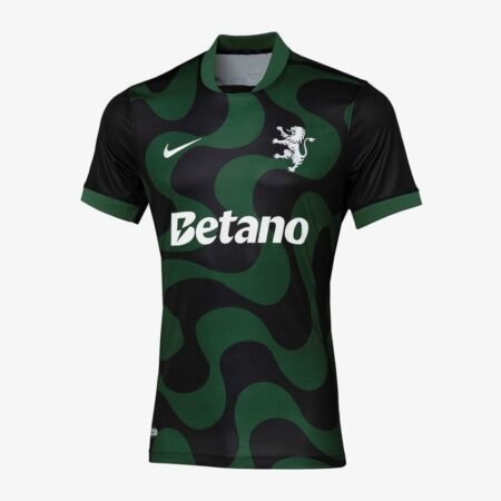 Camisa Sporting CP Verde/Preto 2025/26 Third Masculina