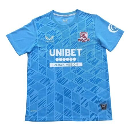 Camisa Middlesbrough Azul 2025/26 Goleiro Masculina