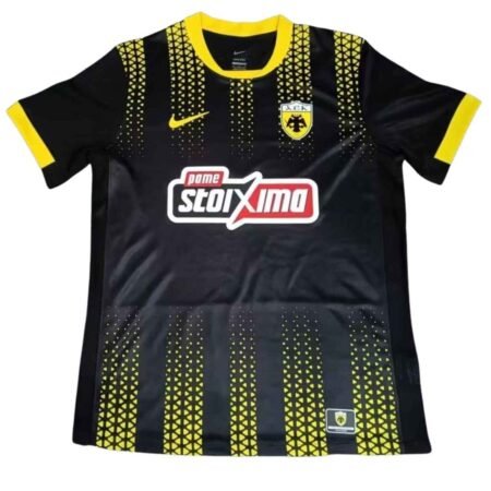 Camisa AEK Atenas Preta 2025/26 Away II Masculina