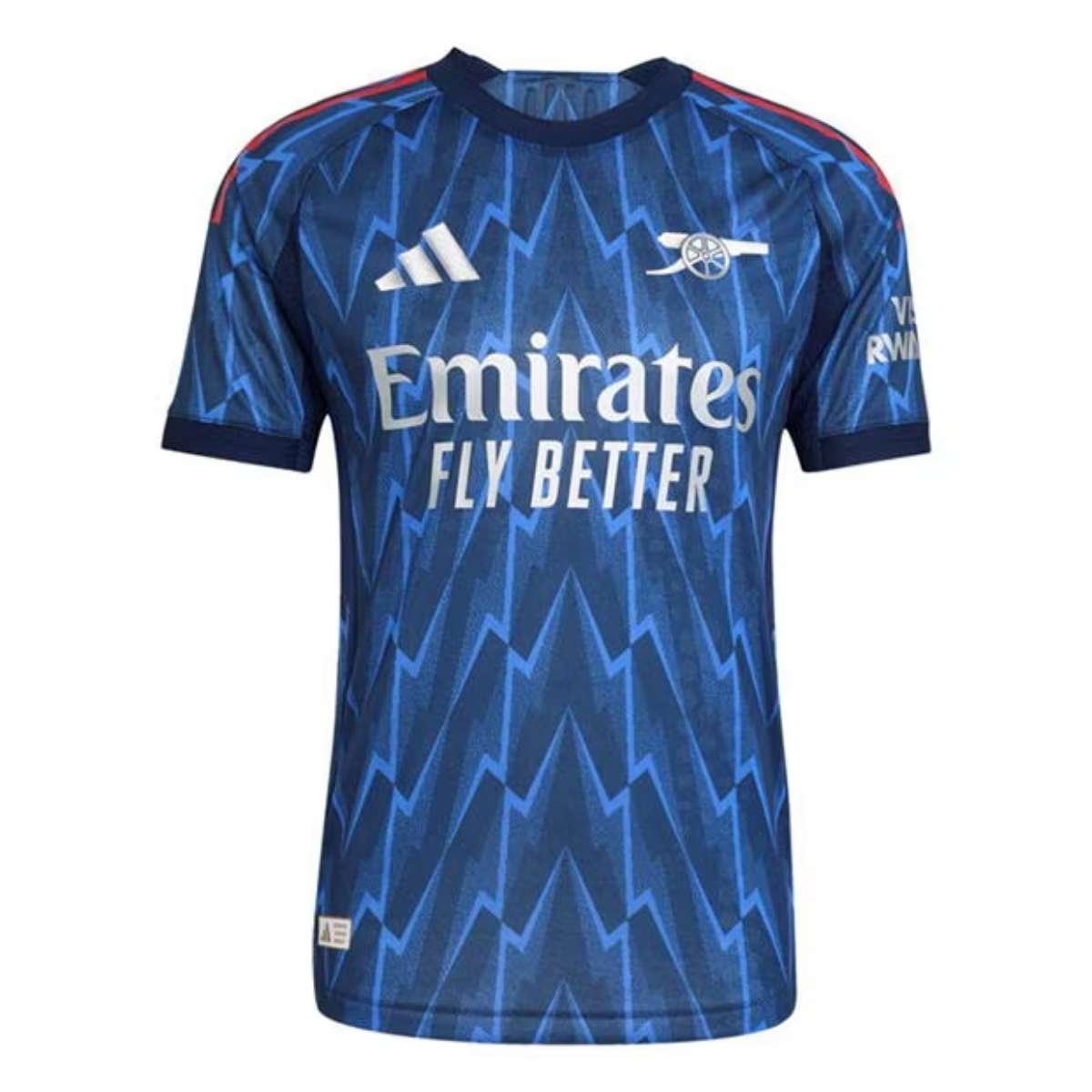 camisa-arsenal-fc-azul-2025-26-away-ii-jogador Camisa Arsenal FC Azul 2025/26 Away II Jogador