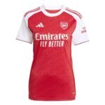 camisa-arsenal-fc-vermelha-2025-26-home-i-feminina