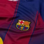camisa-barcelona-fc-azul-vermelha-2025-26-home-i-feminina