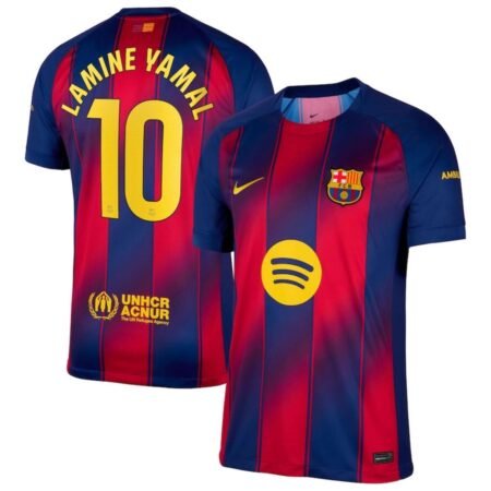 Camisa Barcelona Lamine Yamal #10 Azul 2025/26 Home Masculina