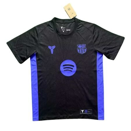 Camisa Barcelona Preta Kobe Bryeant 2025/26 Colab Masculina