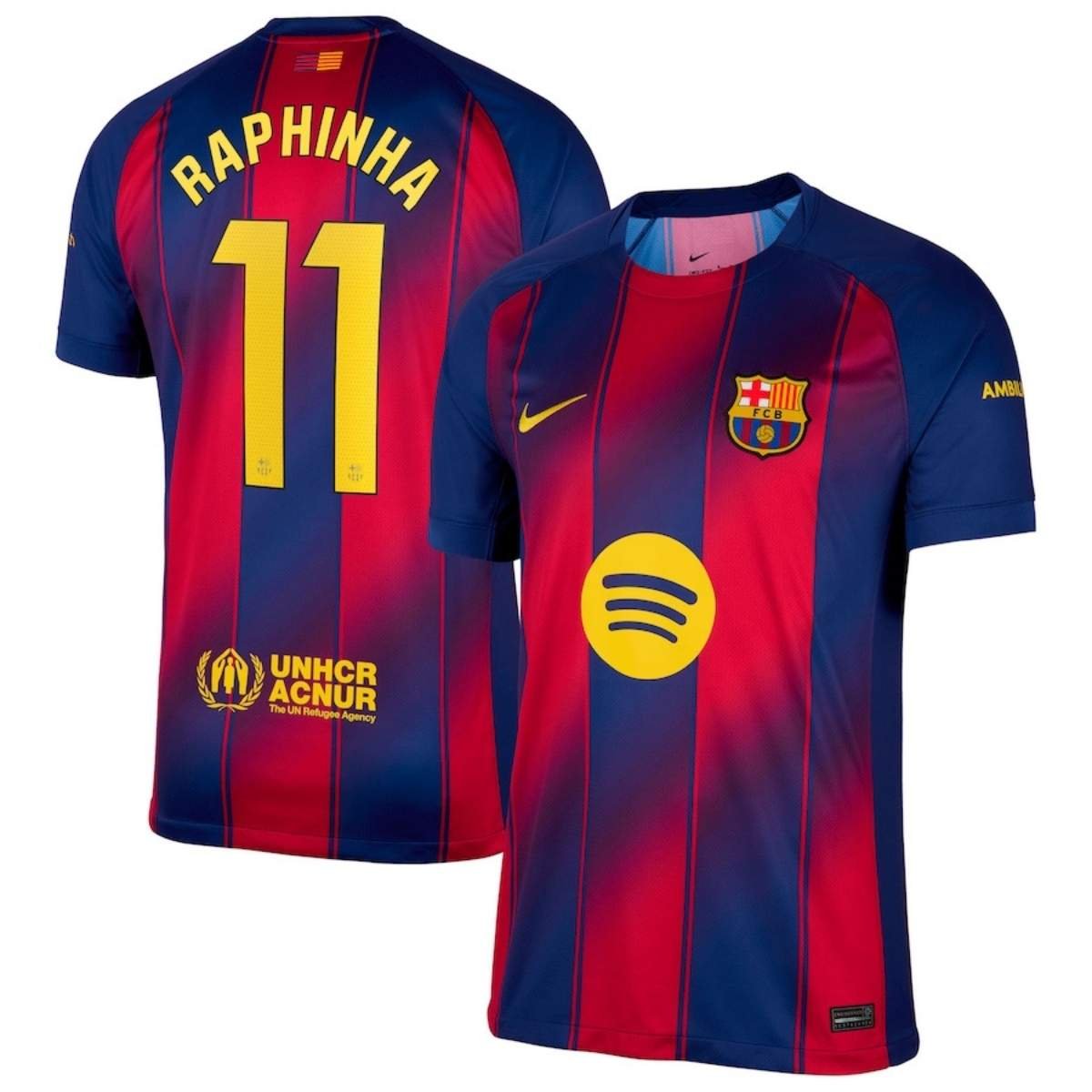 camisa-barcelona-raphinha-azul-2025-26-home-masculina Camisa Barcelona Raphinha #11 Azul 2025/26 Home Masculina