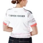 camisa-bayer-munich-fc-branca-laranja-2025-26-away-feminina