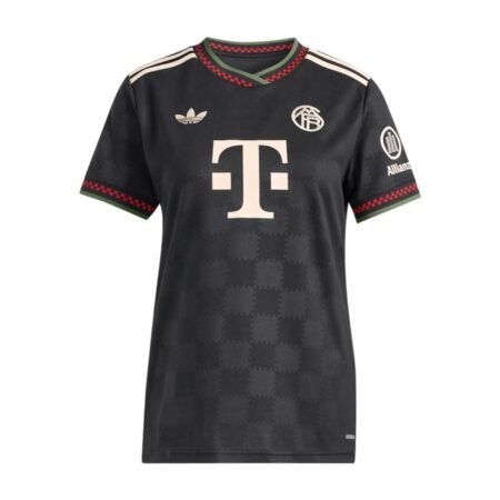 Camisa Bayern de Munique Preta 2025/26 Champions Feminina