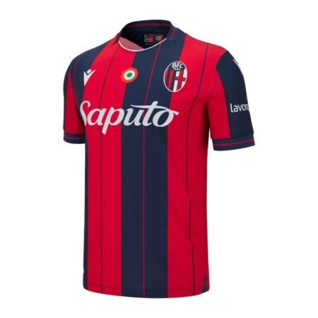 Camisa Bologna FC Vermelha/Azul 2025/26 Home I Masculina