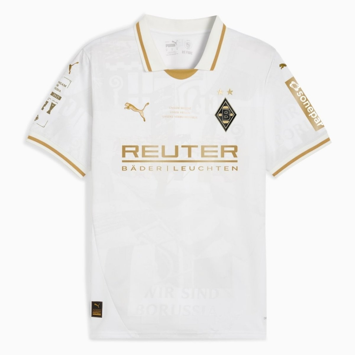 camisa-borussia-monchengladbach-branca-2025-26-aniversario-masculina Camisa Borussia Mönchengladbach Branca 2025/26 Aniversário Masculina