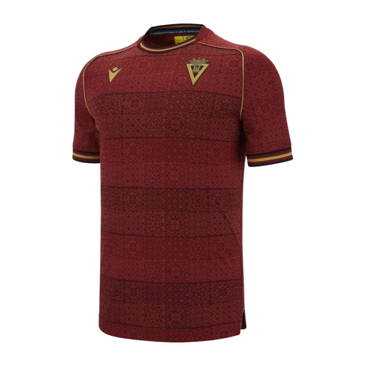camisa-cadiz-cf-vermelha-2025-26-away-masculina Camisa Cádiz CF Vermelha 2025/26 Away Masculina