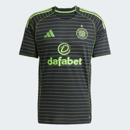 Camisa Celtic FC Preta 2025/26 Away Masculina